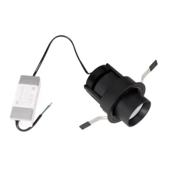 MAXLIGHT H0131 LAMPA SUFITOWA HALO F BLACK PODTYNKOWA