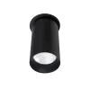 MAXLIGHT H0127 LAMPA SUFITOWA HALO D BLACK PODTYNKOWA