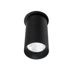 MAXLIGHT H0127 LAMPA SUFITOWA HALO D BLACK PODTYNKOWA