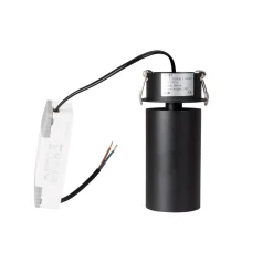 MAXLIGHT H0127 LAMPA SUFITOWA HALO D BLACK PODTYNKOWA