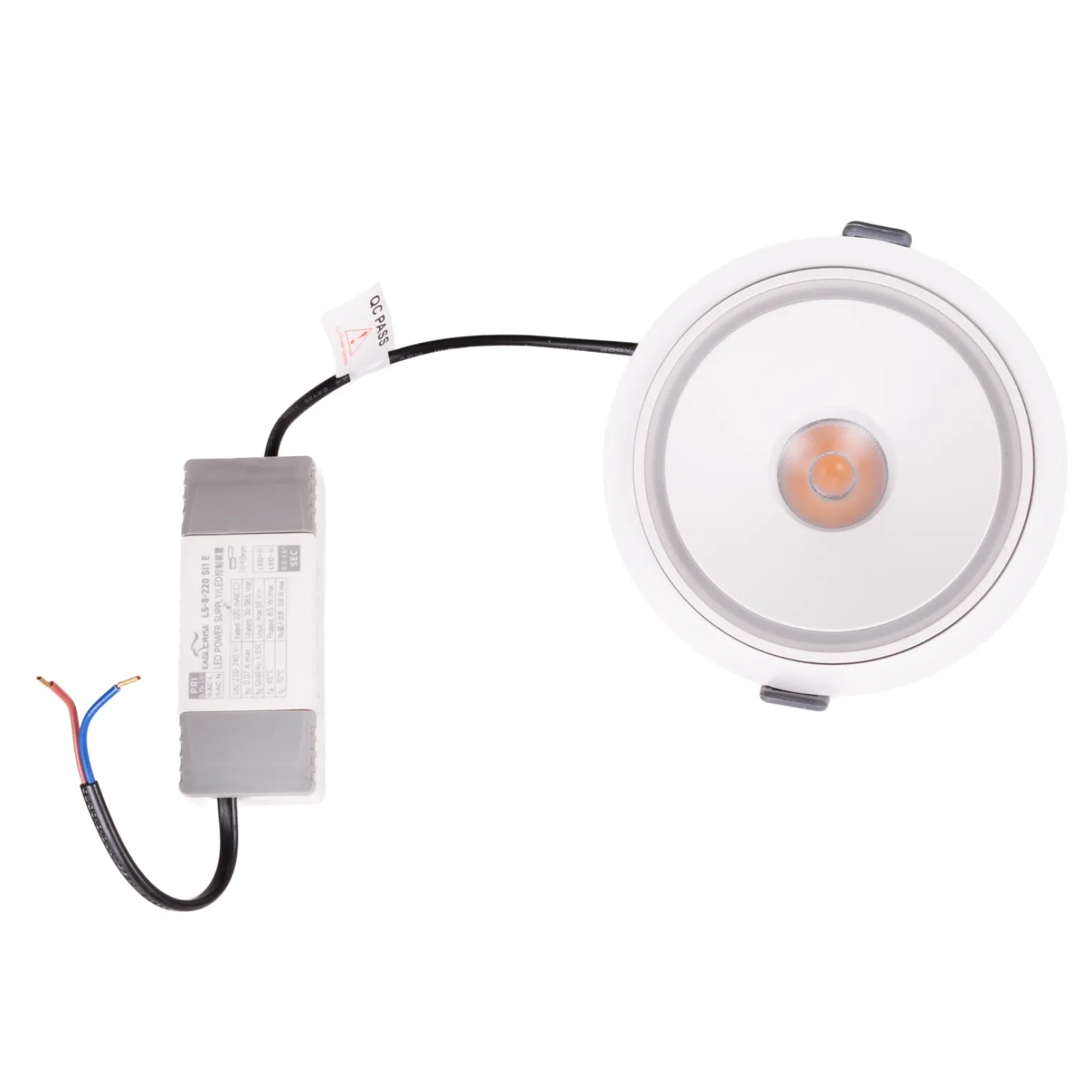 MAXLIGHT H0139 LAMPA WPUSTOWA VECTOR 10W BIAŁA