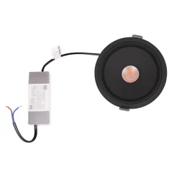 MAXLIGHT H0140 LAMPA WPUSTOWA VECTOR 10W CZARNA