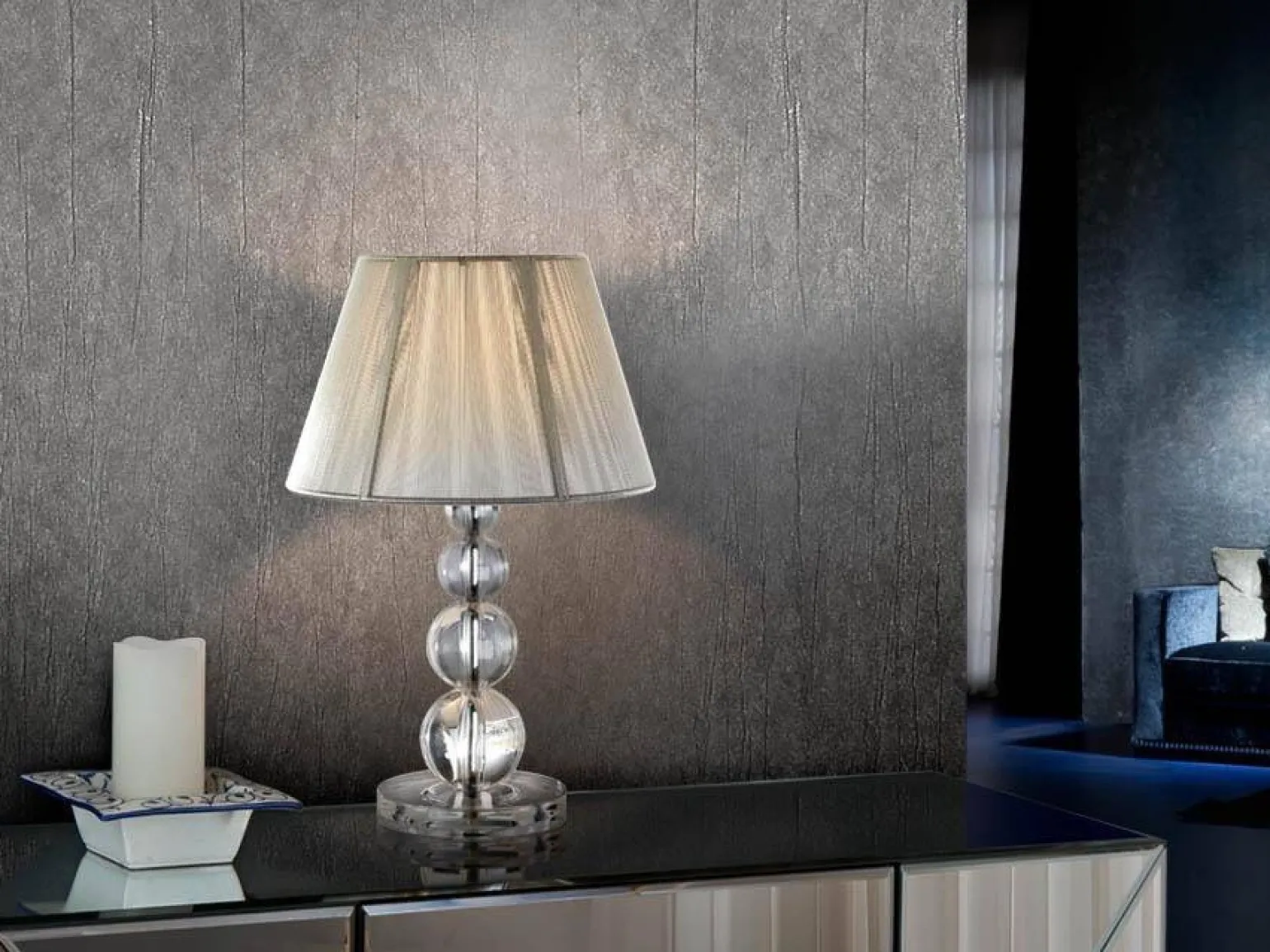 Mercury lampa stołowa 1L (662110) - Schuller