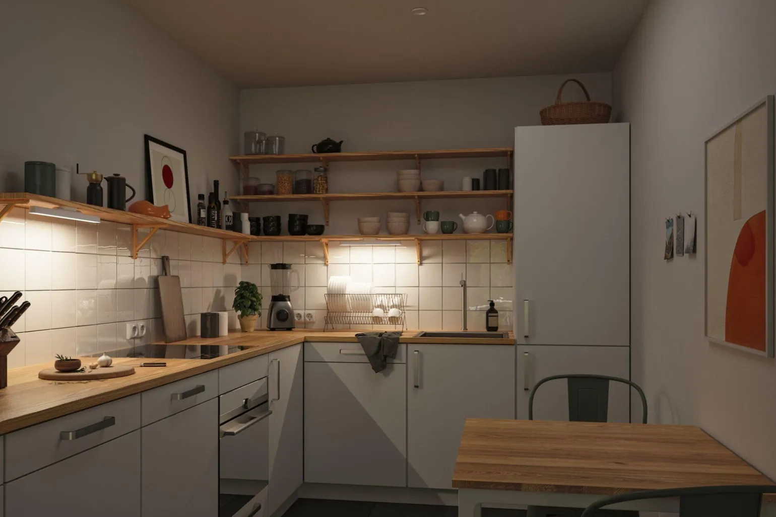 Mobilna lmapa meblowa ATALI LED DIM 2,6W 4000K 240lm USB-C 3.7W biały / tworzywo sztuczne (PL92268) - PAULMANN