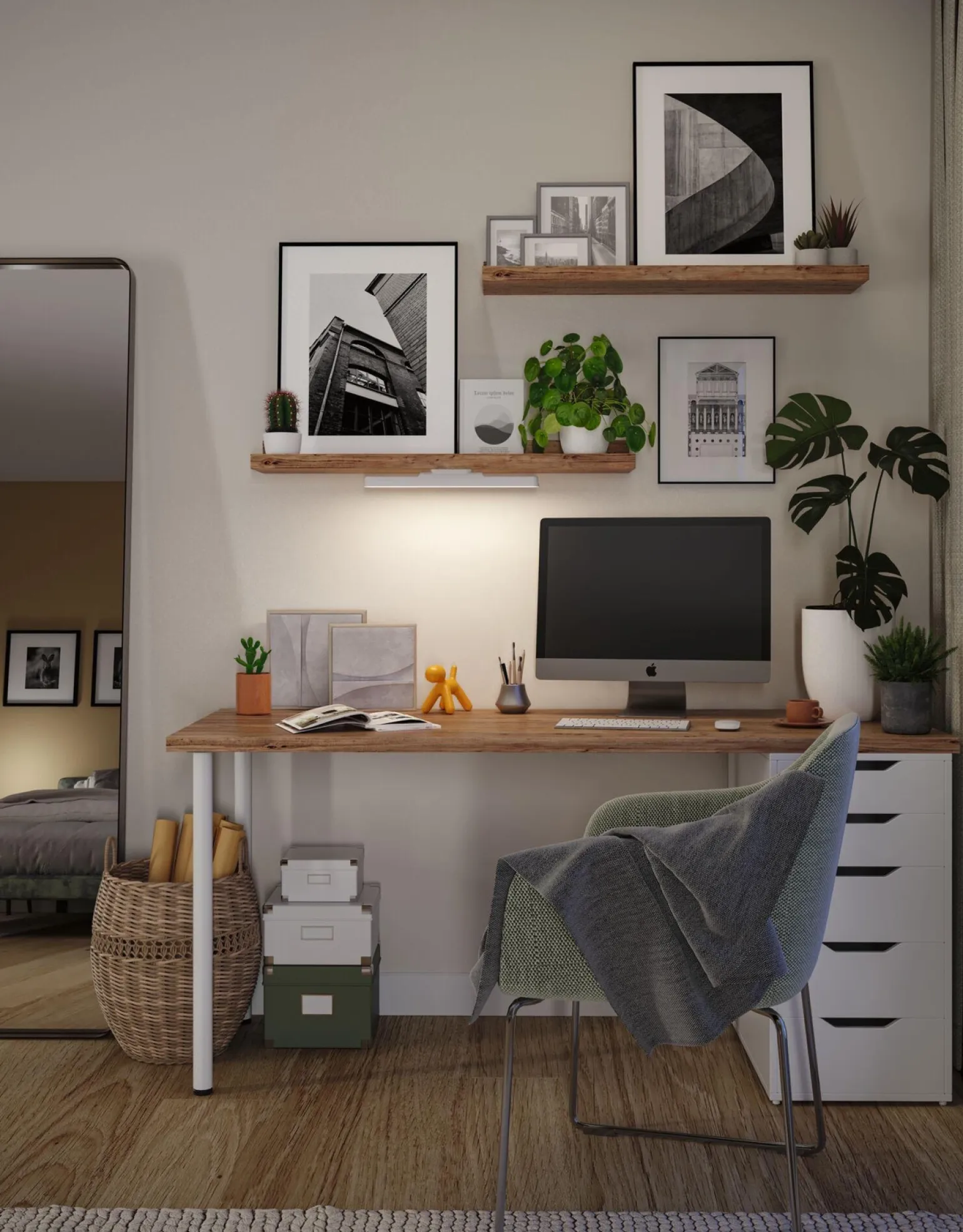 Mobilna lmapa meblowa ATALI LED DIM 2,6W 4000K 240lm USB-C 3.7W biały / tworzywo sztuczne (PL92268) - PAULMANN