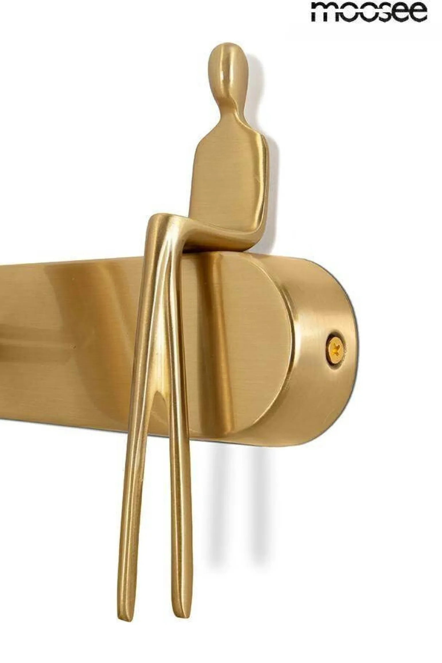 MOOSEE lampa ścienna BOY TUBE L złota (MSE1501100481) - Moosee