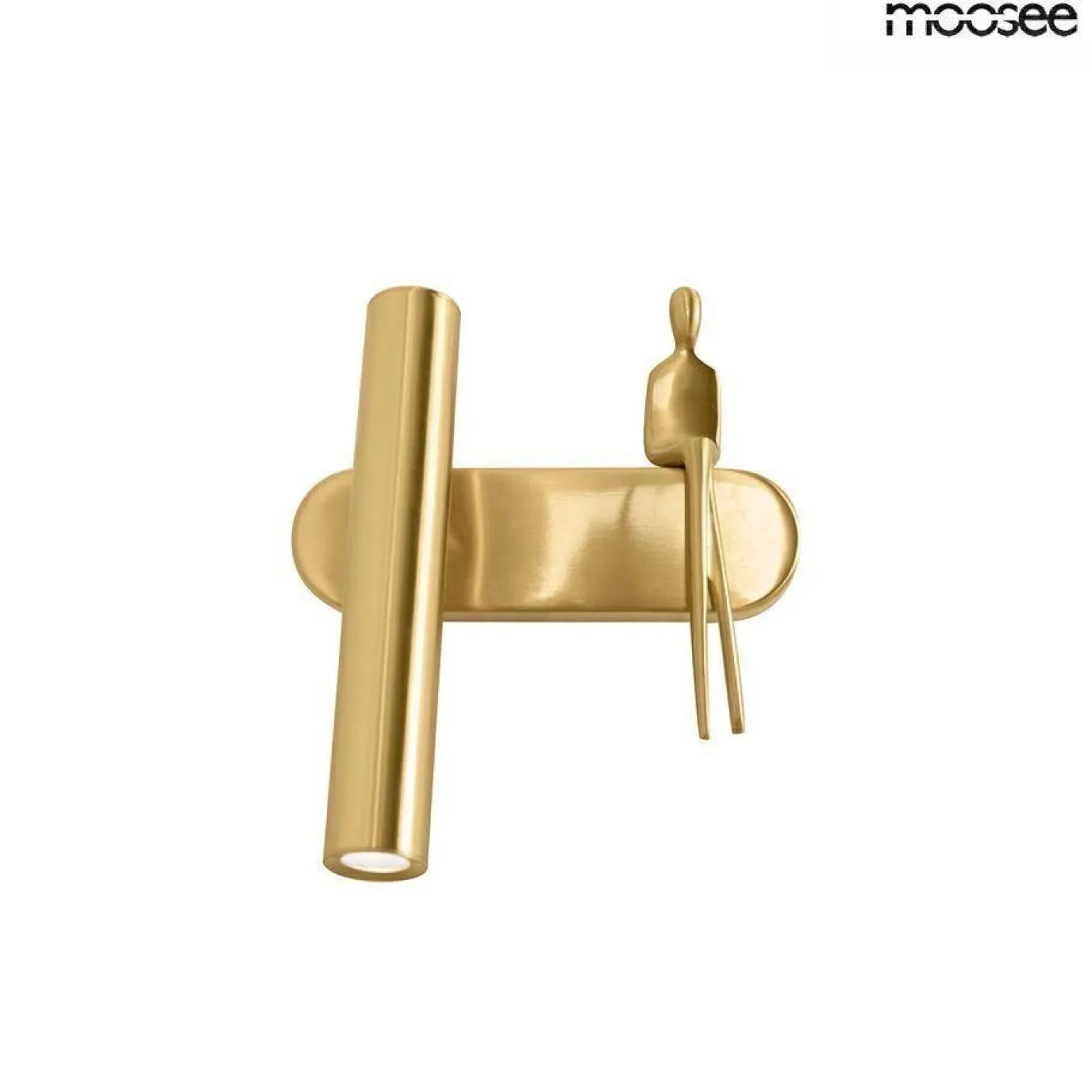MOOSEE lampa ścienna BOY TUBE L złota (MSE1501100481) - Moosee