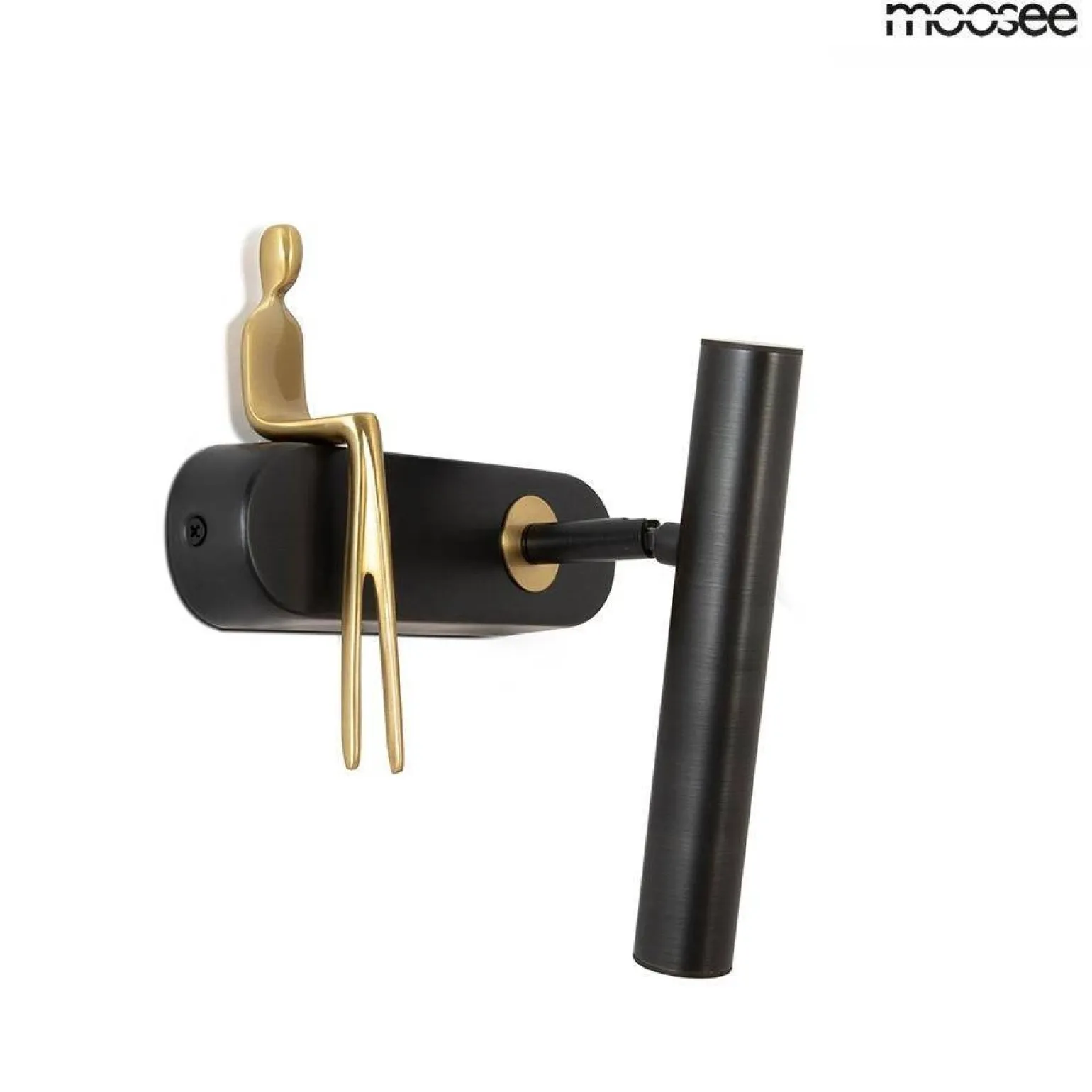 MOOSEE lampa ścienna BOY TUBE R czarna (MSE1501100480) - Moosee