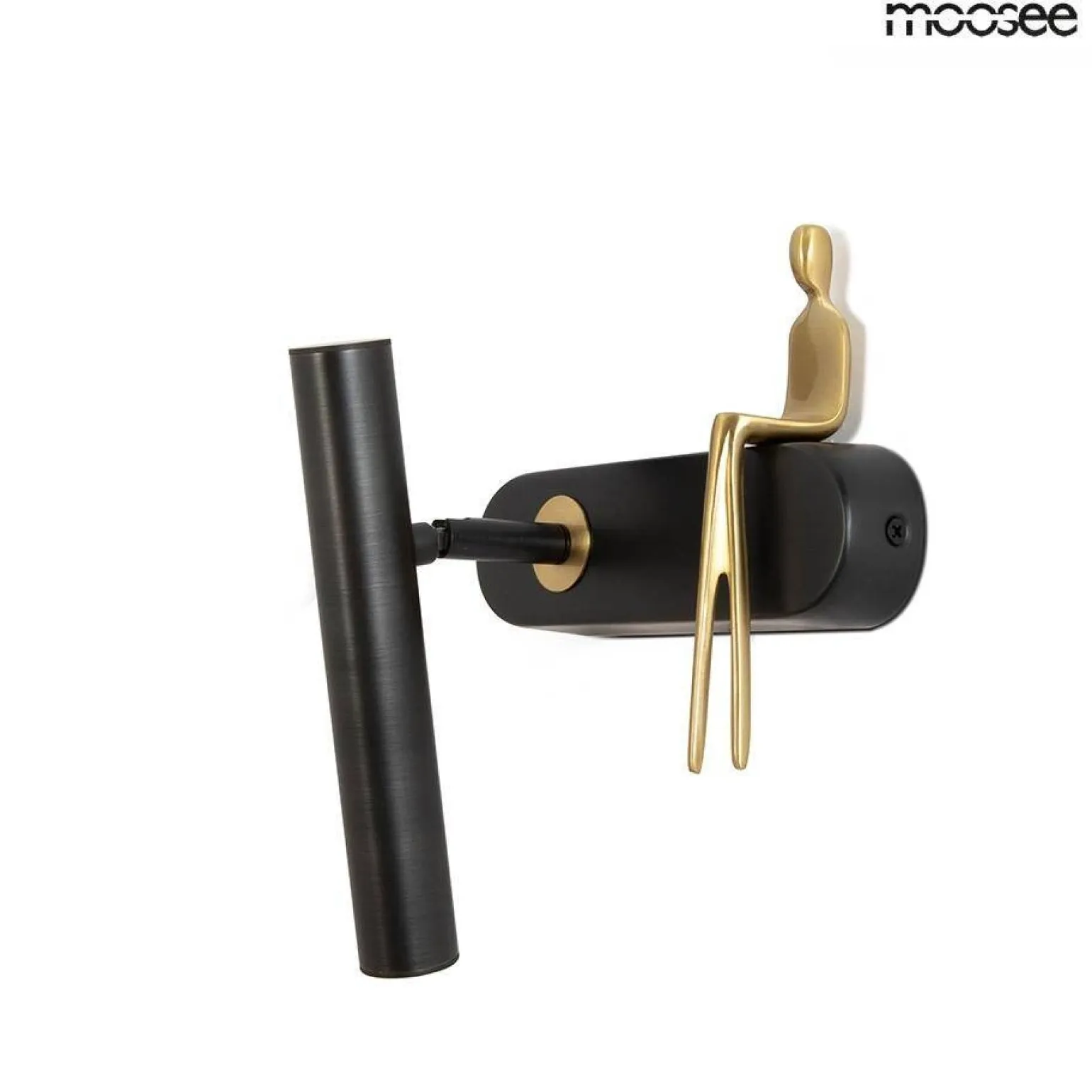 MOOSEE lampa ścienna BOY TUBE L czarna (MSE1501100482) - Moosee