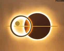 MOOSEE lampa ścienna MOONS złota (MSE1501100515) - Moosee