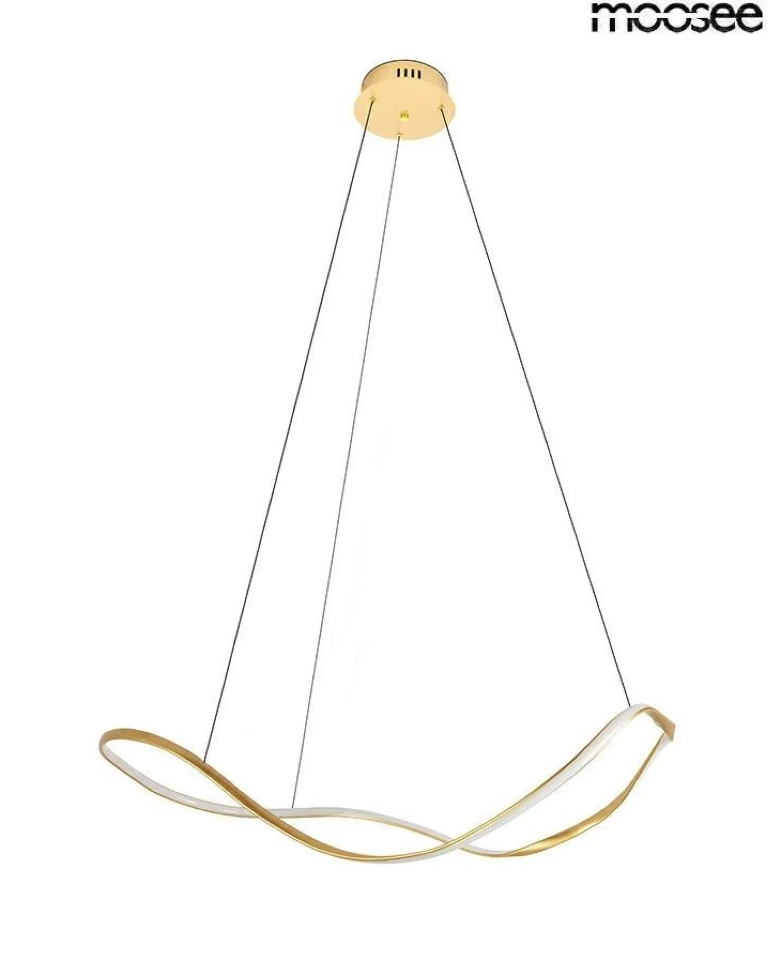 MOOSEE lampa wisząca WAVES 80 złota (MSE1501100593) - Moosee