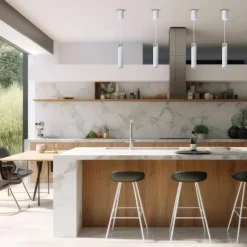 NEO WHITE CHROME LAMPA WISZĄCA 1xGU10 (ML0291) - Milagro