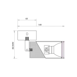 NEO WHITE CHROME SPOT 1xGU10 (ML0287) - Milagro