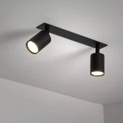 NEX BLACK 2XGU10 LAMPA SUFITOWA PODTYNKOWA (10799) - TK Lighting
