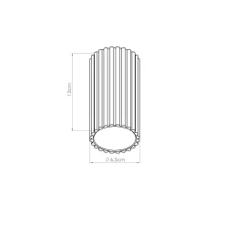 Nowoczesna lampa na sufit IVAR biały LED 4000K Push dimm/DALI2 (TH.615) - Thoro Lighting