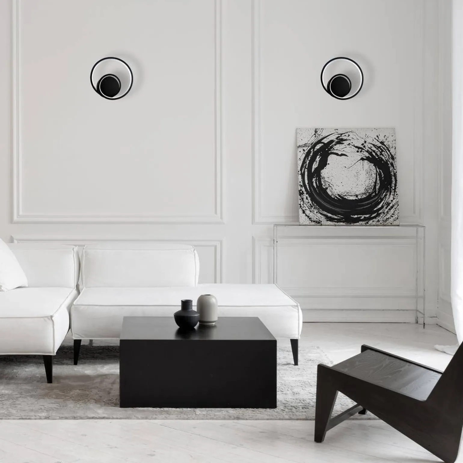 Nowoczesny czarny kinkiet LUCERO 13W LED (ML1049) - Milagro