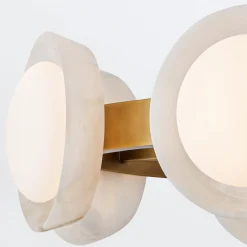 Nowoczesny Żyrandol LED Alonso - Vintage mosiądz (QN-ALONSO8-VBS-AR) - Quintiesse