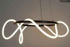 Nowoczesny żyrandol SERPIENTE 60 czarny (MSE1501100395) - Moosee