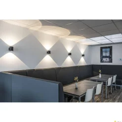 OCULUS UP/DOWN WL, wewnętrzna oprawa ścienna LED, czarna, 2000-3000 K (1004670) - SLV