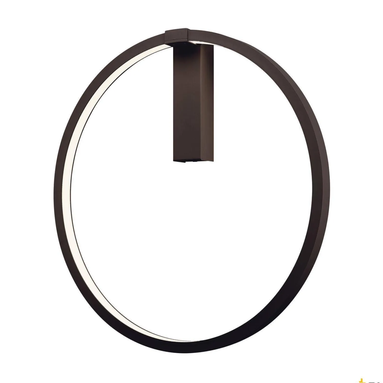 ONE 60 DALI, wewnętrzna oprawa ścienna LED, czarna, 3000K/4000 K (1002918) - SLV