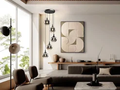 Opaz lampa wisząca 5L (614467) - Schuller