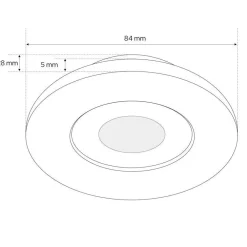 OPIL LAMPA WPUSZCZANA BIAŁA (EDO777334) - Zuma Line