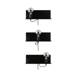 Oprawa ścienna DEVARA USB C czarny mat (PL96775) - PAULMANN