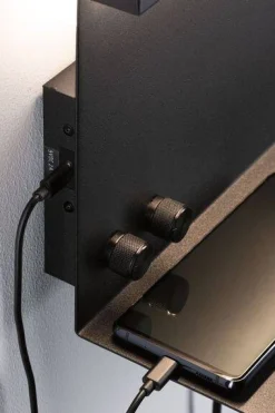 Oprawa ścienna JARINA LED DIM USB-C czarny mat (PL96773) - PAULMANN