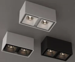 Oprawa LED FASHION 2 ED FIXED-GU10White IP20 (03366W) - ZARlight