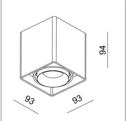 Oprawa LED FASHION ED G2-GU10 White IP20 (03367W) - ZARlight