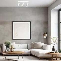 Oprawa Mica Spot Biały + Chrom 3xGU10 (ML2099) - Milagro