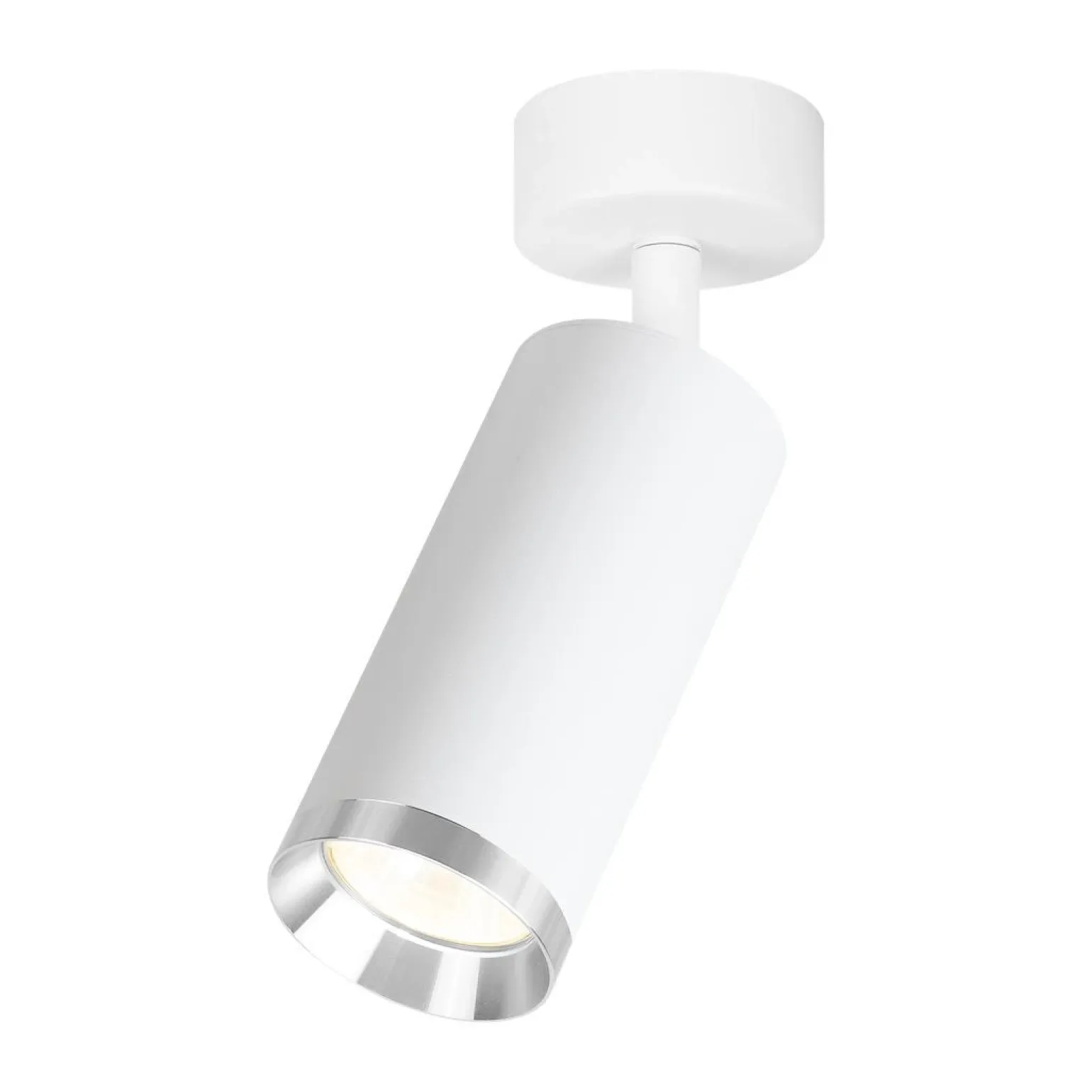 Oprawa Mica Spot Biały + Chrom 1xGU10 (ML2095) - Milagro