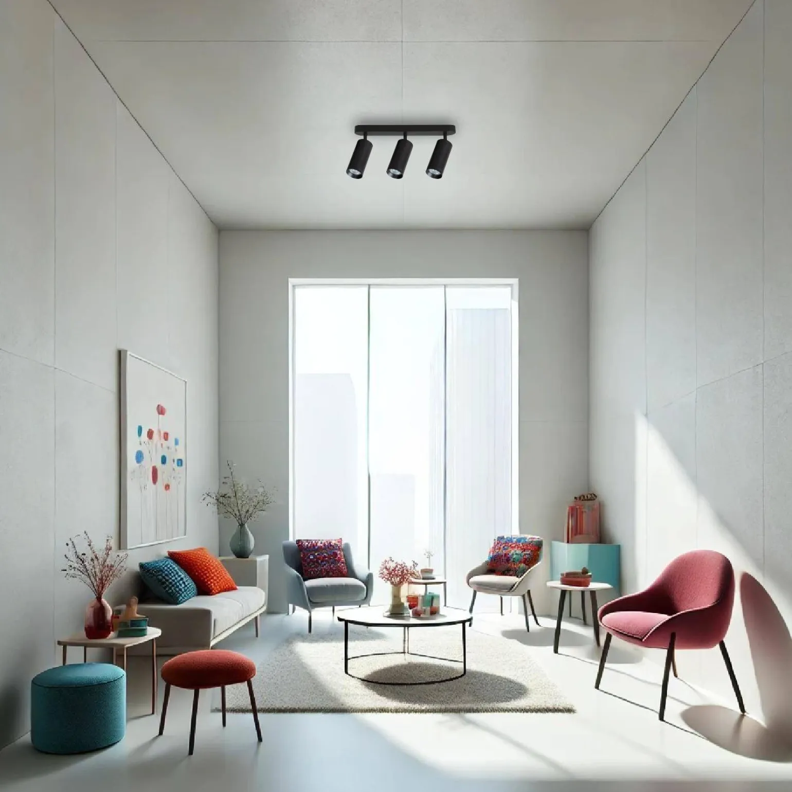 Oprawa Mica Spot Czarny 3xGU10 (ML1147) - Milagro