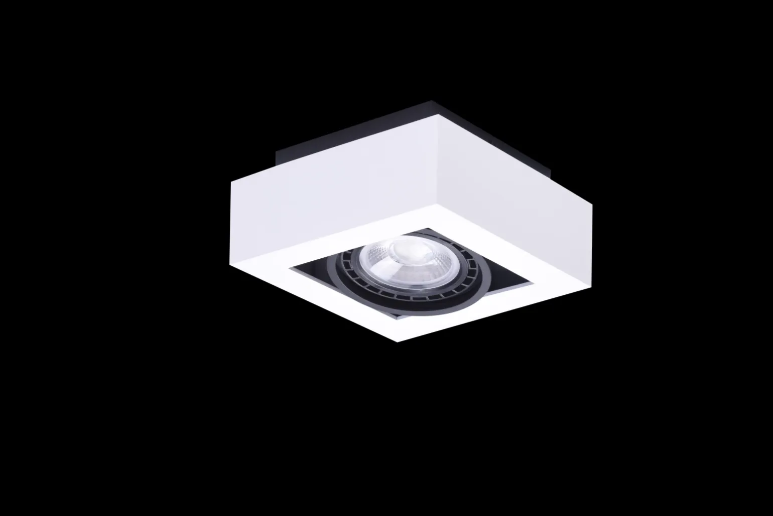 Oprawa natynkowa NIKEA 1 ES111 WH/BK (AZ4436) - Azzardo