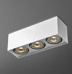 Oprawa natynkowa SQUARES 50x3 ON 230V kol. ZŁOTY (46011-0000-U8-PH-19) - Aqform