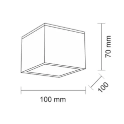 Oprawa natynkowa SUWA (czarny) (1175) - Shilo