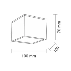 Oprawa natynkowa SUWA (czarny) (8053) - Shilo