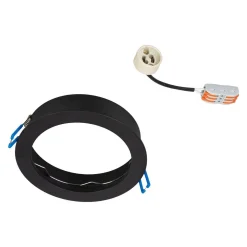 Oprawa podtynkowa Redondo Czarny 1xAR111 GU10 (ML1076) - Milagro