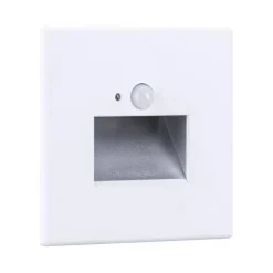 Oprawa przyschodowa EDGE LED czujnik ruchu i zmierzchu kwadrat 1x1,2W 120lm 2700K 230V biały / tworzywo sztuczne (PL93133) - PAULMANN