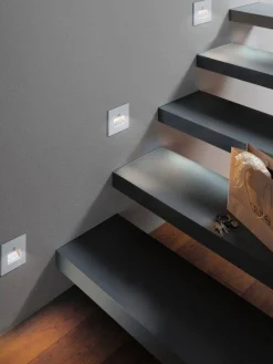 Oprawa przyschodowa EDGE LED czujnik ruchu i zmierzchu kwadrat 1x1,2W 120lm 2700K 230V biały / tworzywo sztuczne (PL93133) - PAULMANN