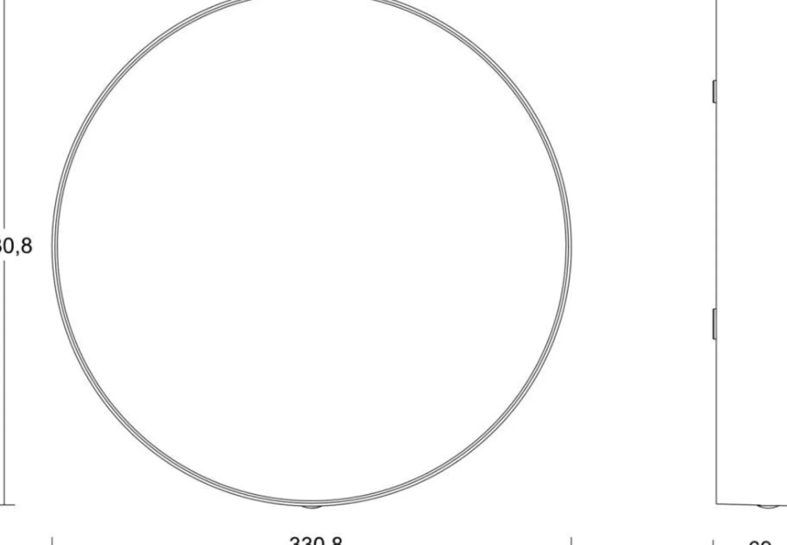 Oprawa sufitowa z czujnkime ruchu i zmierzchu RS PRO LED A30 SC 3000K 20.7W 2534lm (ST085353) - STEINEL