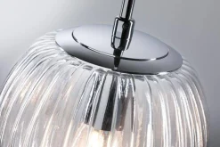 Oprawa wisząca łazienkowa RUYA E14 max.20W IP44 230V chrom / szkło (PL71143) - PAULMANN