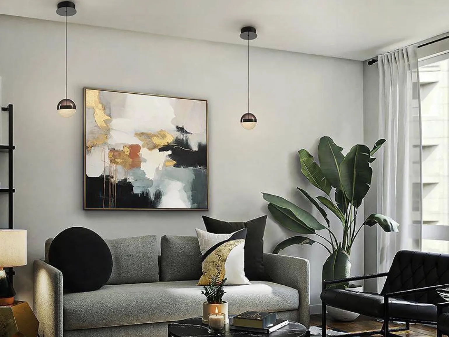 Orbes lampa wisząca Ø12 1L (276139) - Schuller