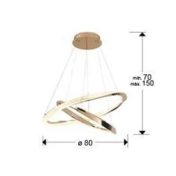 Orbitas lampa wisząca (554107) - Schuller