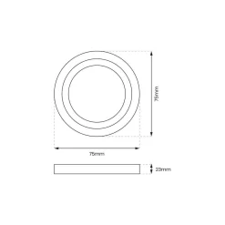 OTI MAX BLACK Barwa Neutralna 4000K (EKS634) - Eko-Light