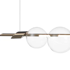 Ozdobna lampa wisząca AMORE LED złota 153 cm (ST-8869P-L) - Step into Design