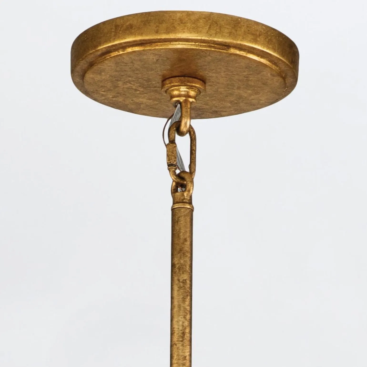 Ozdobny żyrandol Sawgrass - 6 źródeł światła - Płatkowe złoto (QN-SAWGRASS-6-DG-O) - Quintiesse