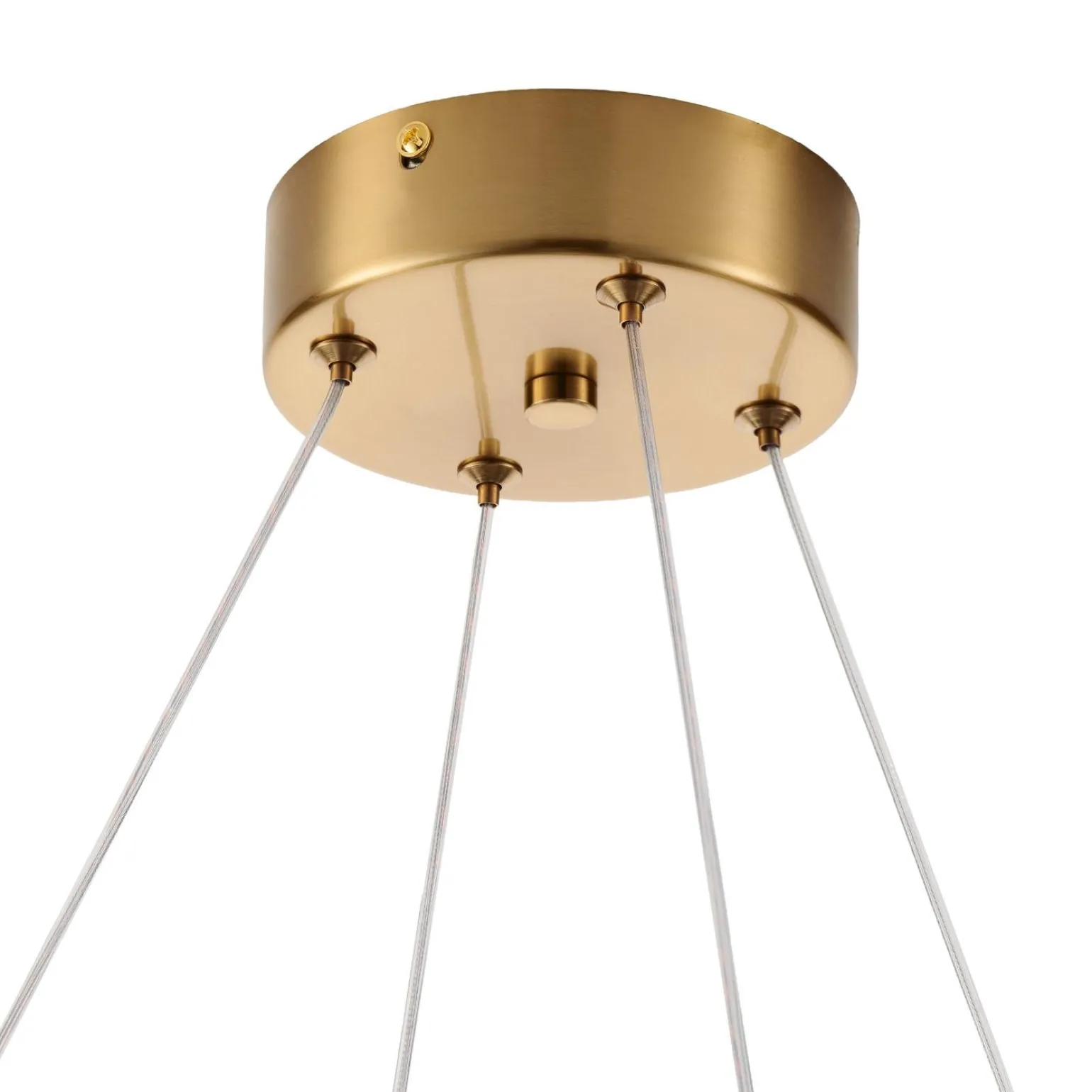 Ozdobny żyrandol CHIC złoto biały 105 cm (ST-DL-2969) - Step into Design