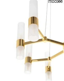 Ozdobny żyrandol TUBS 18 złota (MSE1501100457) - Moosee