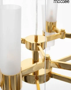 Ozdobny żyrandol TUBS 18 złota (MSE1501100457) - Moosee